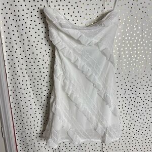 Princess Polly Lara Strapless Mini Dress White